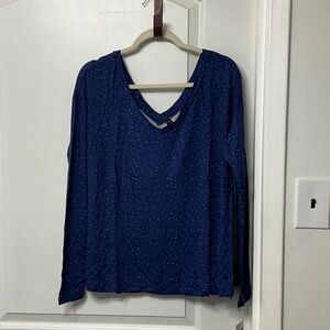 Maidenform Navy Long Sleeve Top